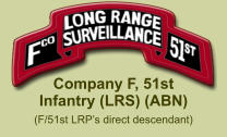 Company F, 51st Infantry (LRS) (ABN) (F/51st LRP’s direct descendant)